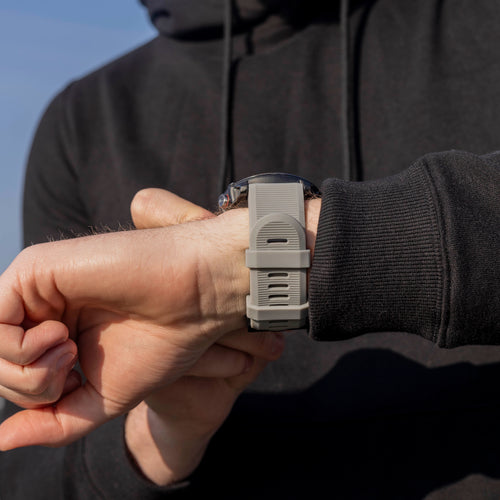 Garmin Instinct 3 - 50mm Silikonarmband (Grau)
