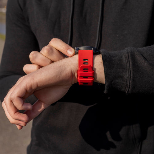 Garmin Enduro 1 / 2 / 3 Sport Buckle Strap (Red/Black)