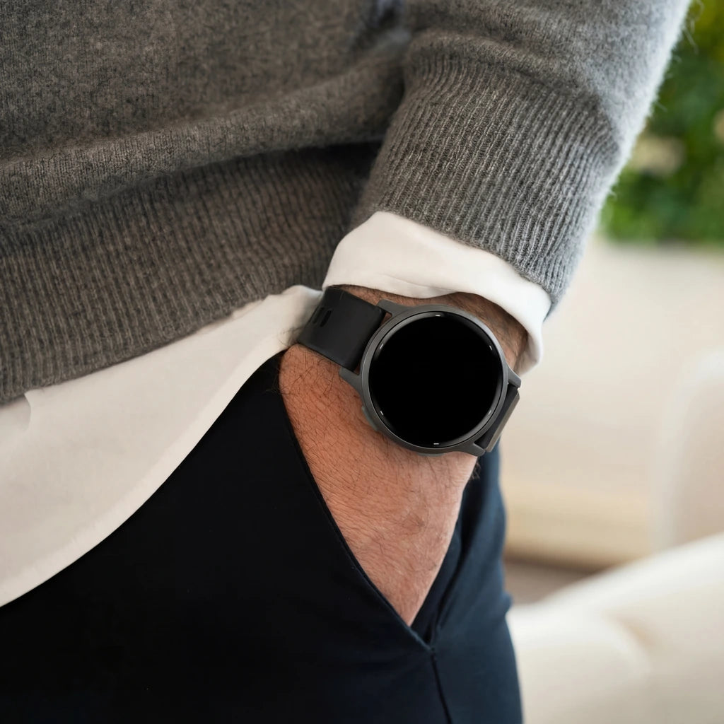 Garmin Vivoactive 6 Silicone Classic Strap (Black)