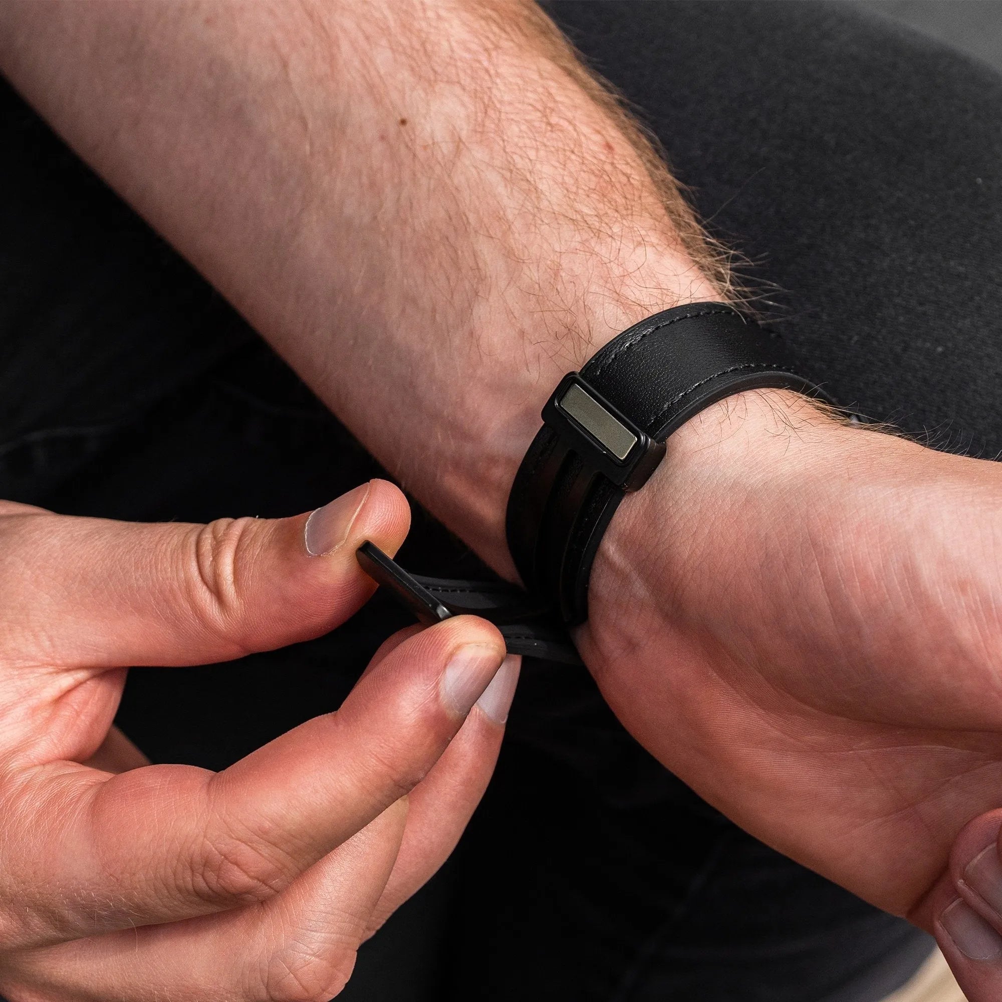 OnePlus Watch 3 Lederarmband mit D-Schnalle (Schwarz)