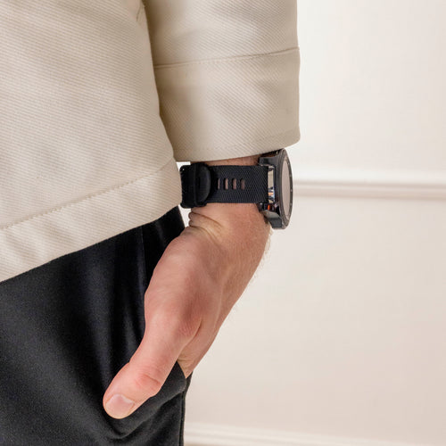 Garmin Forerunner 265 Silikonarmband (Schwarz)