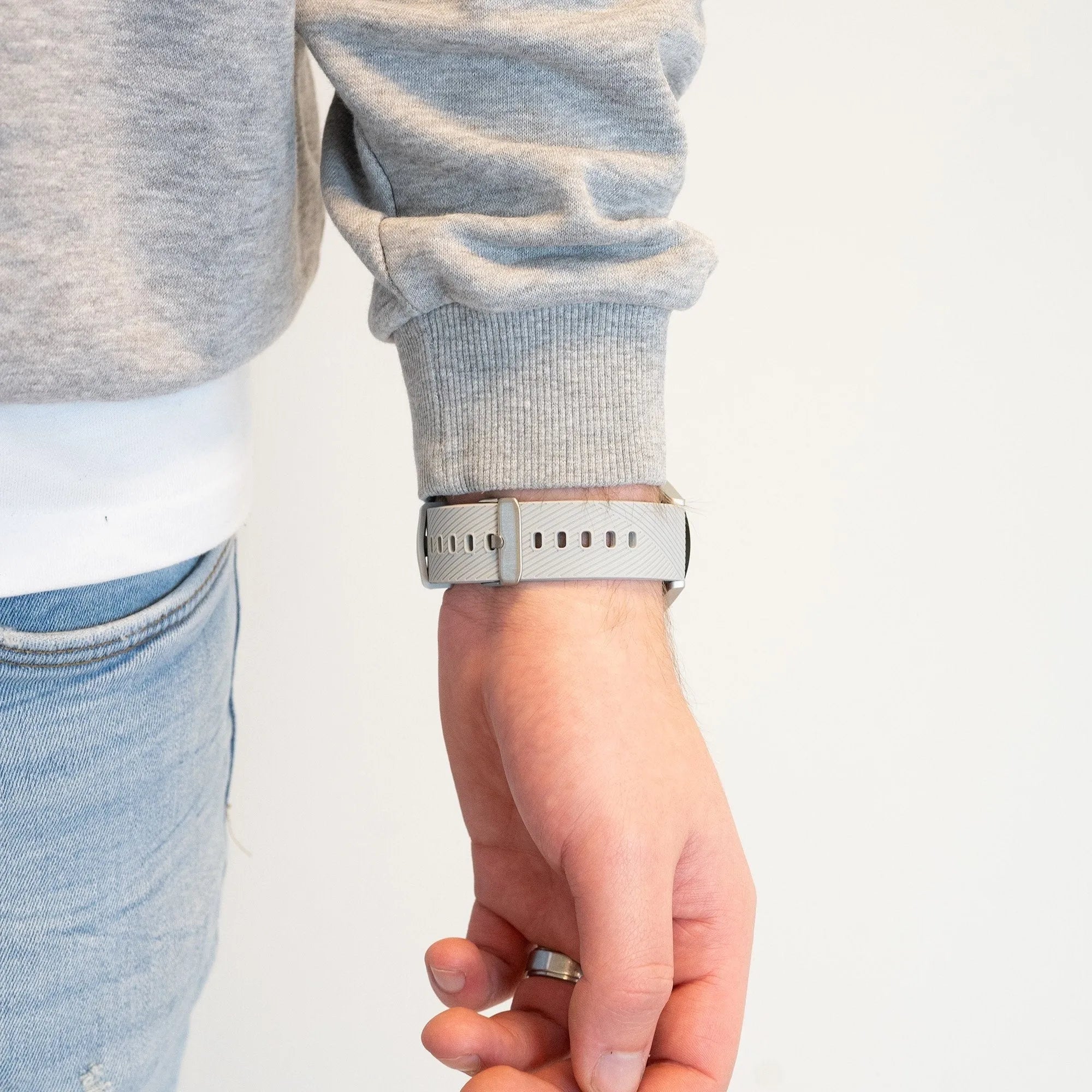 Bandz Coros Apex 2 Silikonarmband 'Deluxe' (Grau)
