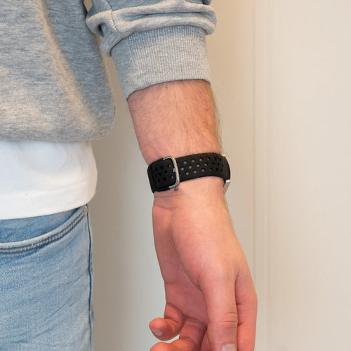 Bandz Suunto 9 Peak Pro Sportarmband 'Air' (Schwarz)