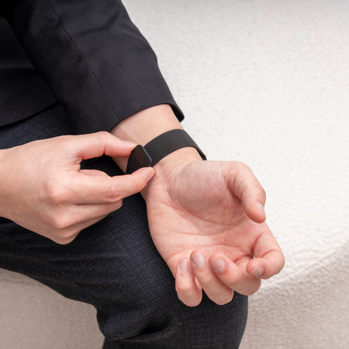 Xiaomi Smart Band 8 Pro Milanese Armband (Schwarz)