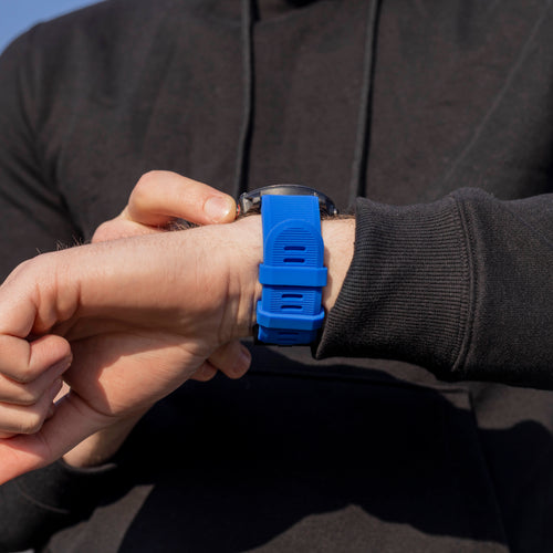 Garmin Fenix 5x/6x Silicone Strap (Blue)