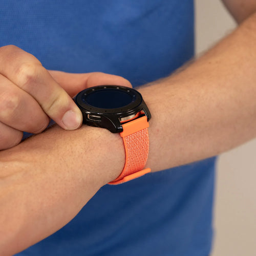 OnePlus Watch 3 Nylonarmband (Orange/Rot)
