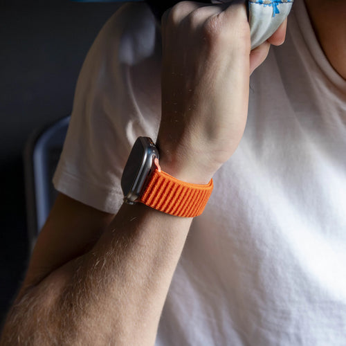 Wave Nylon Strap, orange, lifestyle photo