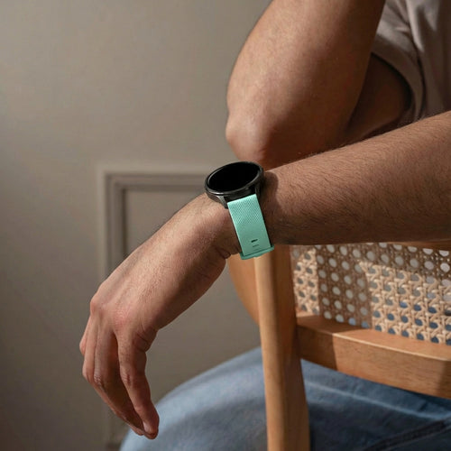 Bandz Garmin Vivomove Trend Silicone Strap 'Premium' (Aqua)