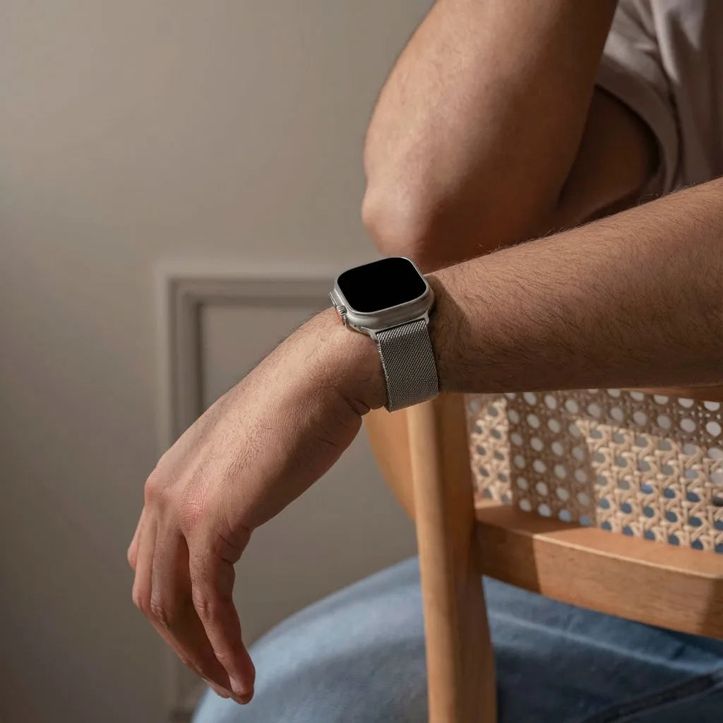 Apple Watch Milanese Strap (Titanium)
