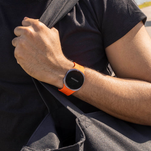 Samsung Galaxy Watch 8 Classic D-Schnalle Silikonarmband (Orange)
