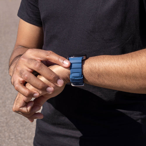 Samsung Galaxy Watch 8 - 40mm Extreme Silicone Strap (Dark Blue)