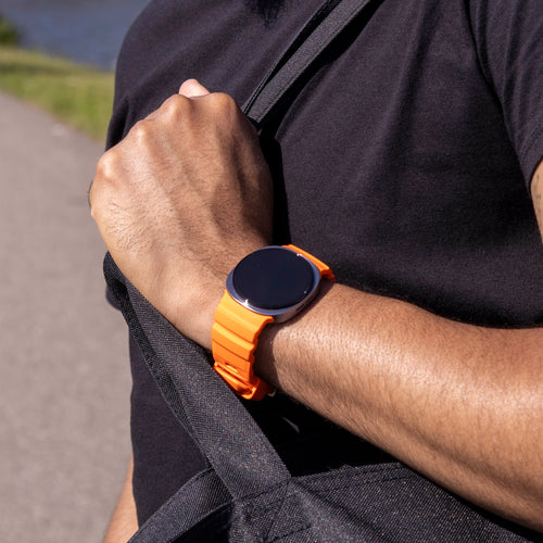 Samsung Galaxy Watch 8 - 44mm Extreme Silikonarmband (Orange)
