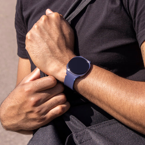 Samsung Galaxy Watch 8 Classic Silikonarmband (Dunkelblau)