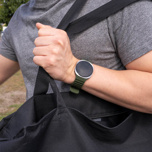 Samsung Galaxy Watch 8 Classic Ocean Armband (Olivgrün)