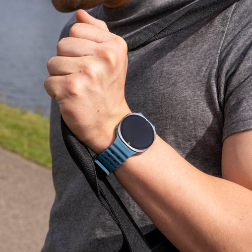 Samsung Galaxy Watch 8 - 44mm Ocean Armband (Matt Blau)