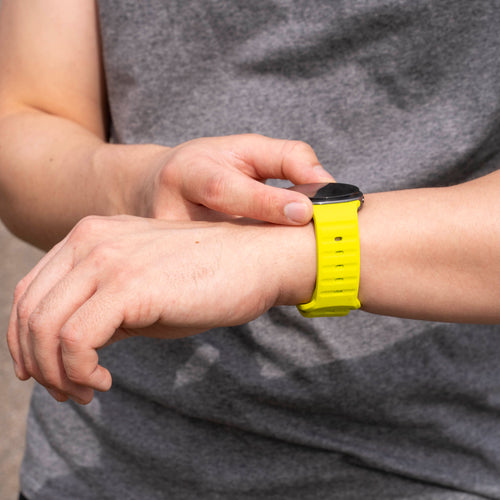 Samsung Galaxy Watch 8 Classic Outdoor Silicone Strap (Lime)