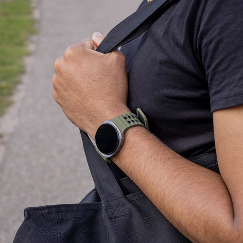 Samsung Galaxy Watch 8 - 40mm Ocean Armband (Grün/Schwarz)