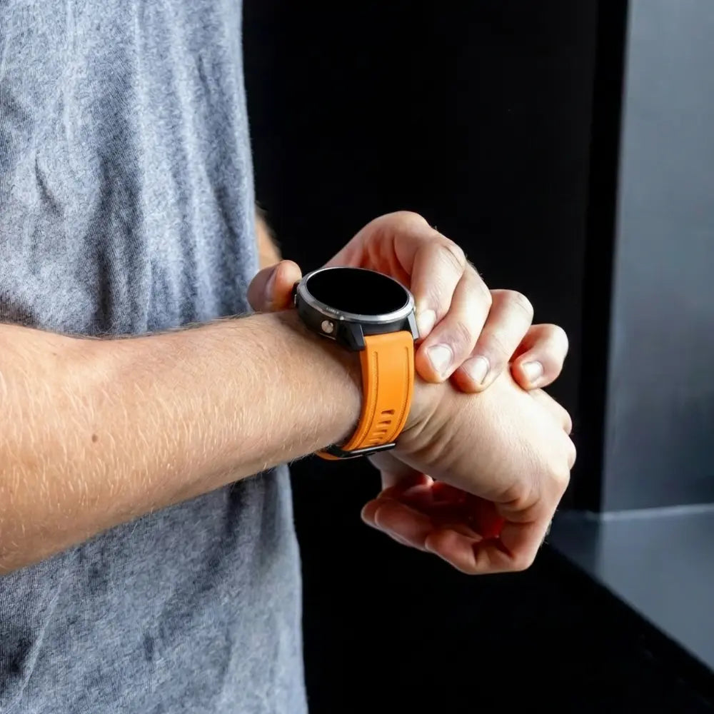 Garmin Fenix 7s Silikonarmband (Orange)