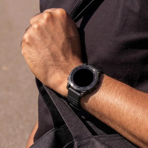 Garmin Forerunner 965 outdoor siliconen band (zwart)