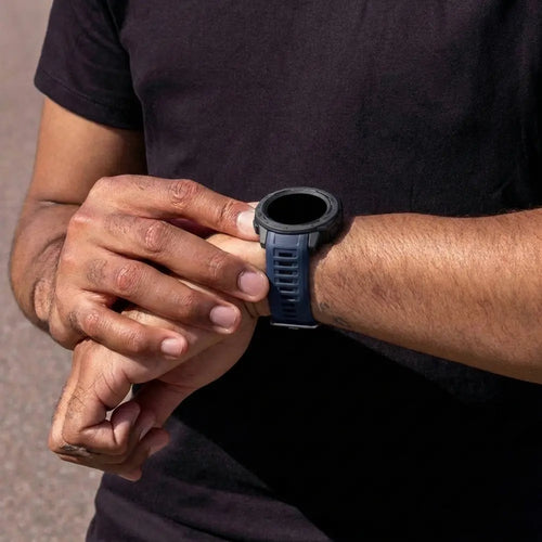 Garmin Instinct 2s Silicone Strap (Dark Blue)