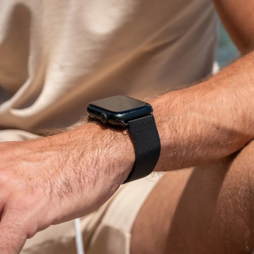 Apple Watch Milanese-Armband (Schwarz)