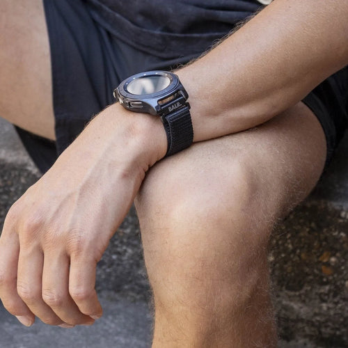 BALR Fossil Gen 5e 44mm Nylonarmband (Schwarz)