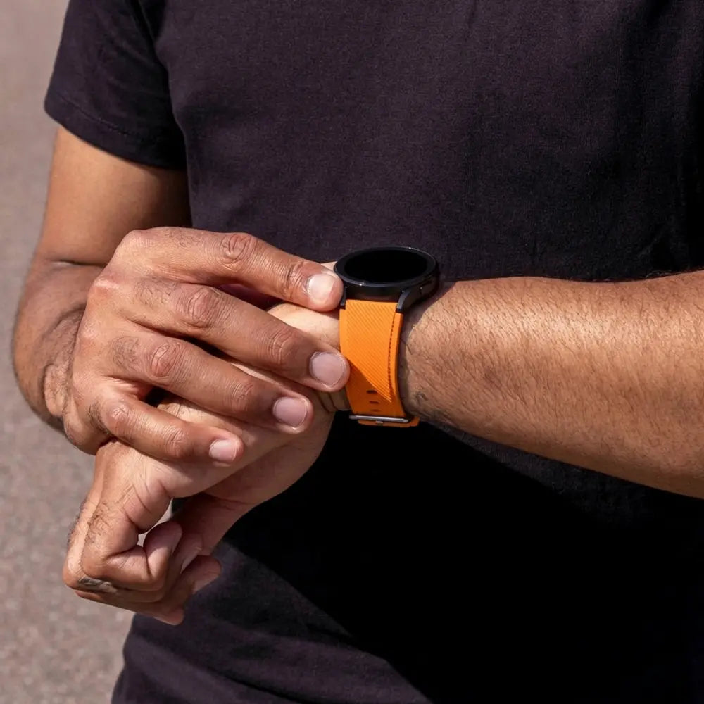Polar Vantage V3 Twill Silicone Strap (Orange)