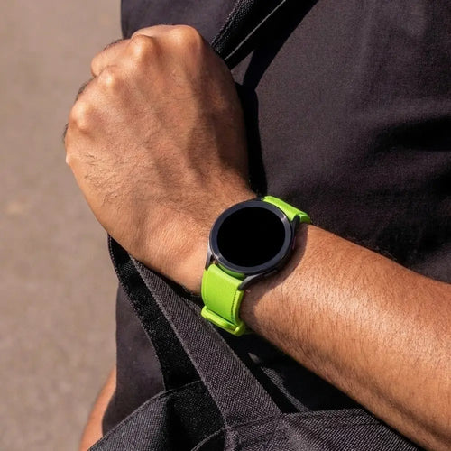 Twill Silicone Strap, light green, lifestyle photo
