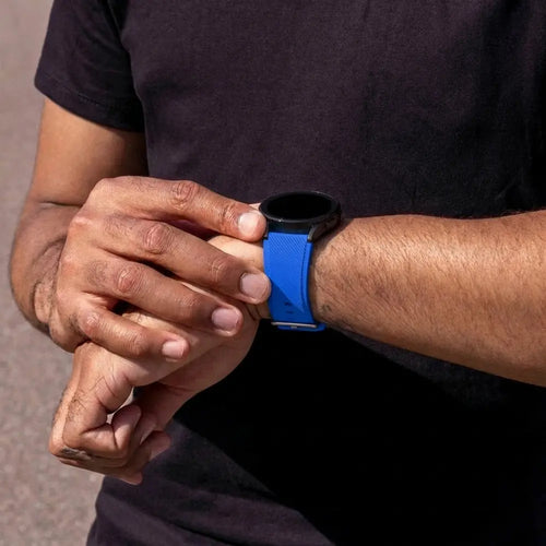 Samsung Galaxy Watch 4 44mm Silicone Strap with Buckle (Blue)