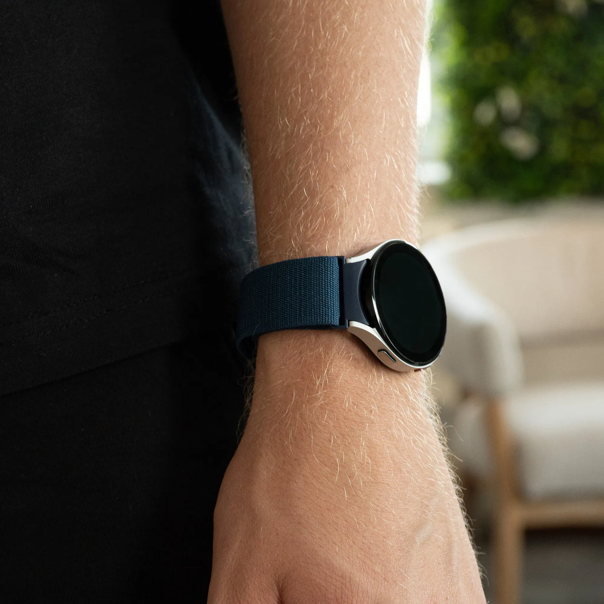 Alpine Nylon Strap, blue, lifestyle photo