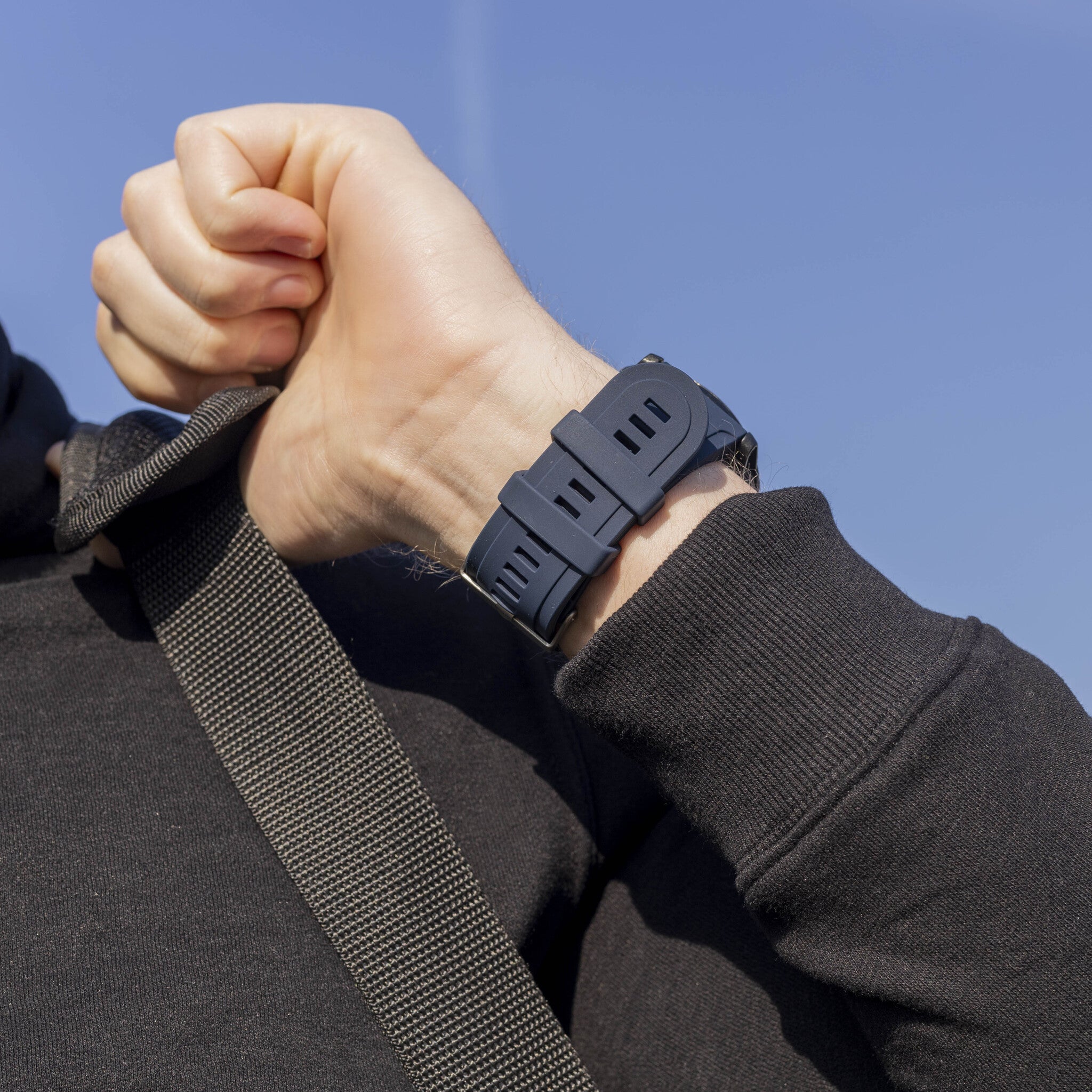 Garmin Fenix 8 Pro - 51mm Silikonarmband (Dunkel Blau)