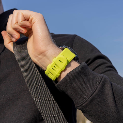 Garmin Fenix 7x Silikonarmband (Hellgrün)