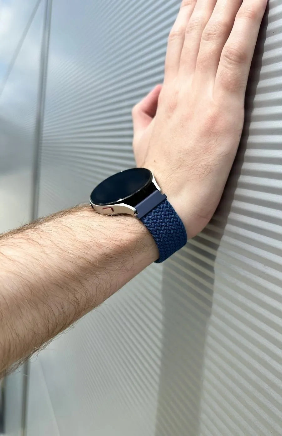 Suunto Race (en) verstellbares geflochtenes Armband (blau)