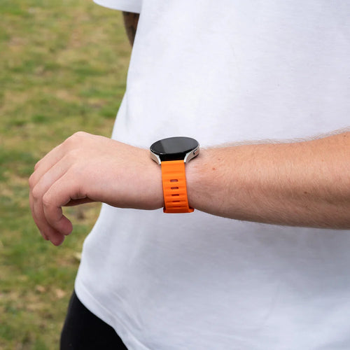 Samsung Galaxy Watch 6 Classic 43mm Outdoor Silicone Strap (Orange)