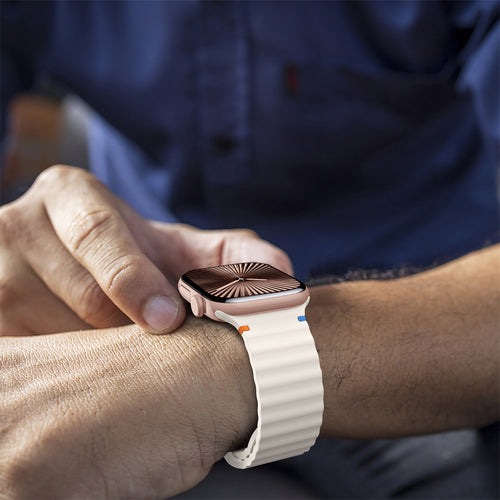 Apple Watch Ultra Wave Silikonarmband (Polarstern)