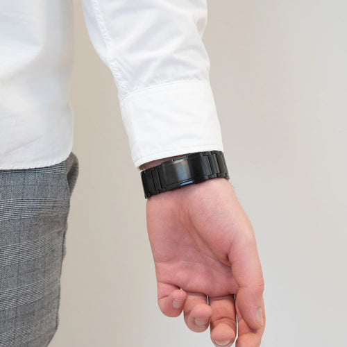 Bandz Apple Watch Ultra Titanarmband 'Classic' (Schwarz)