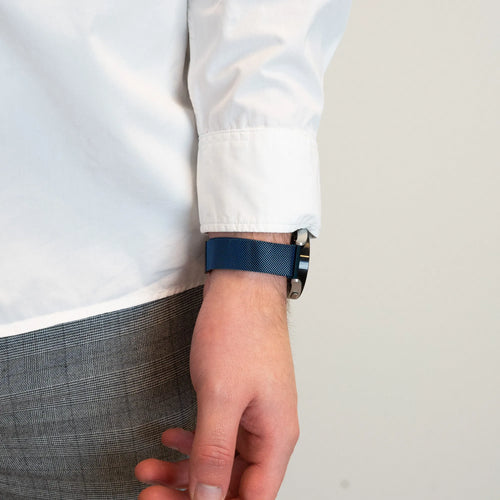 Bandz Actyve Smartwatch 20mm Milanese Loop Strap (Blue)