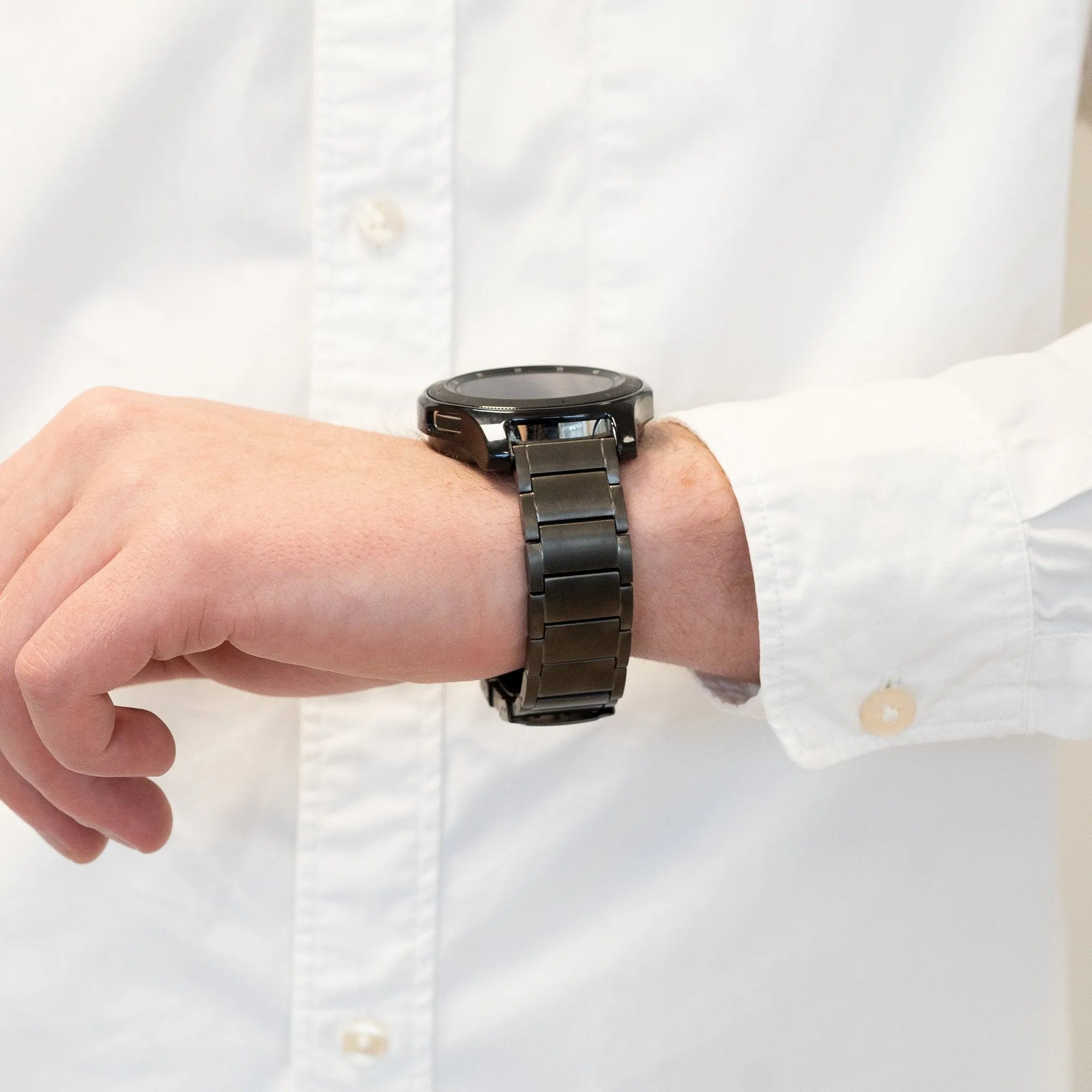 Bandz Oppo Watch X2 Titan Gliederarmband (Graphit)