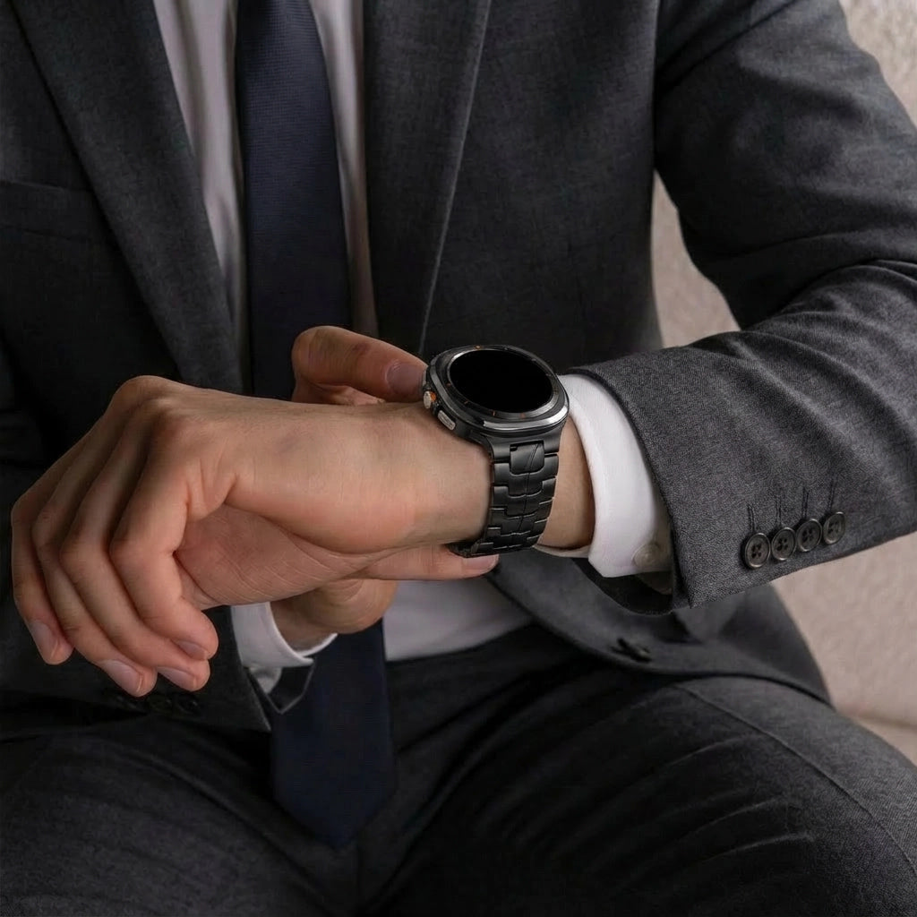 Samsung Galaxy Watch Ultra 'Iron' Titanarmband (Schwarz)