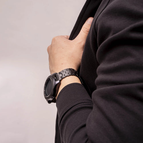 Butterfly Titanium Strap, black, lifestyle photo