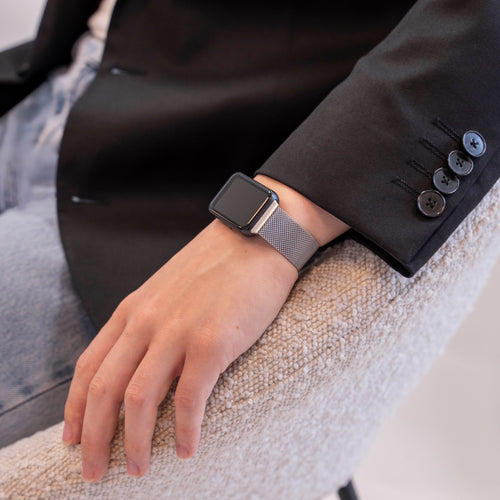 Milanese Strap, silver, lifestyle photo