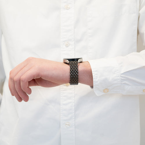 Bandz Garmin Venu SQ 2 Stahlarmband 'Dragon' (Schwarz)