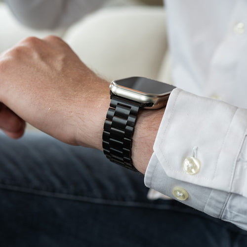 Apple Watch Ultra Stahlarmband (Dunkelgrau)