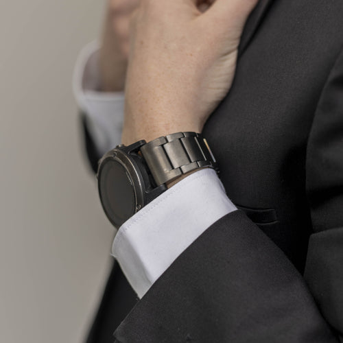 Garmin D2 Mach 2 - 51mm Magnetic Titanium Strap (Graphite)