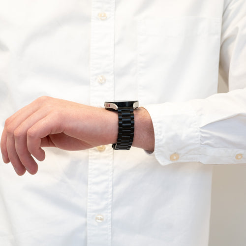 Bandz Xiaomi Watch S1 Steel Strap 'Classic' (Black)