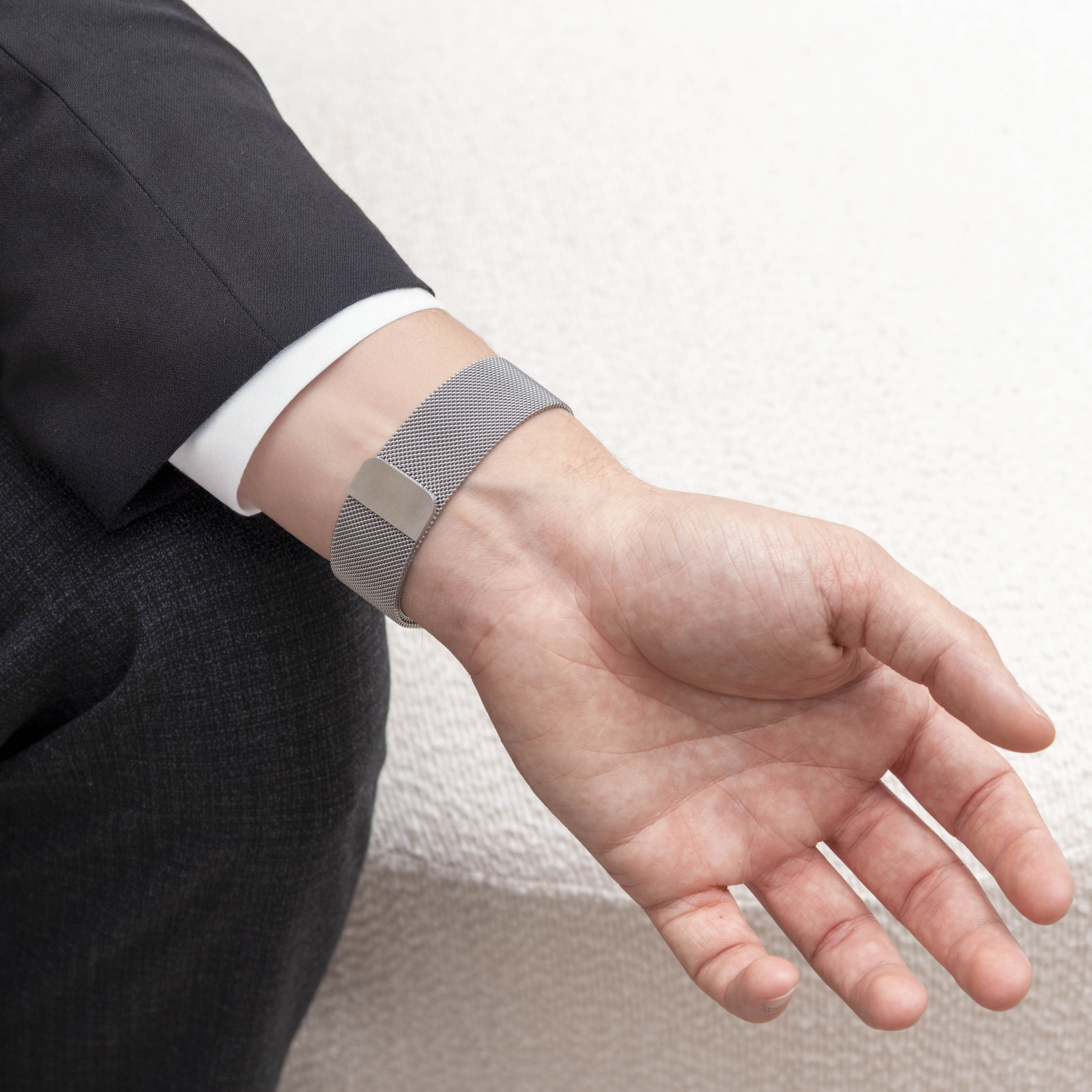Xiaomi Smart Band 8 Pro Milanese Armband (Silber)