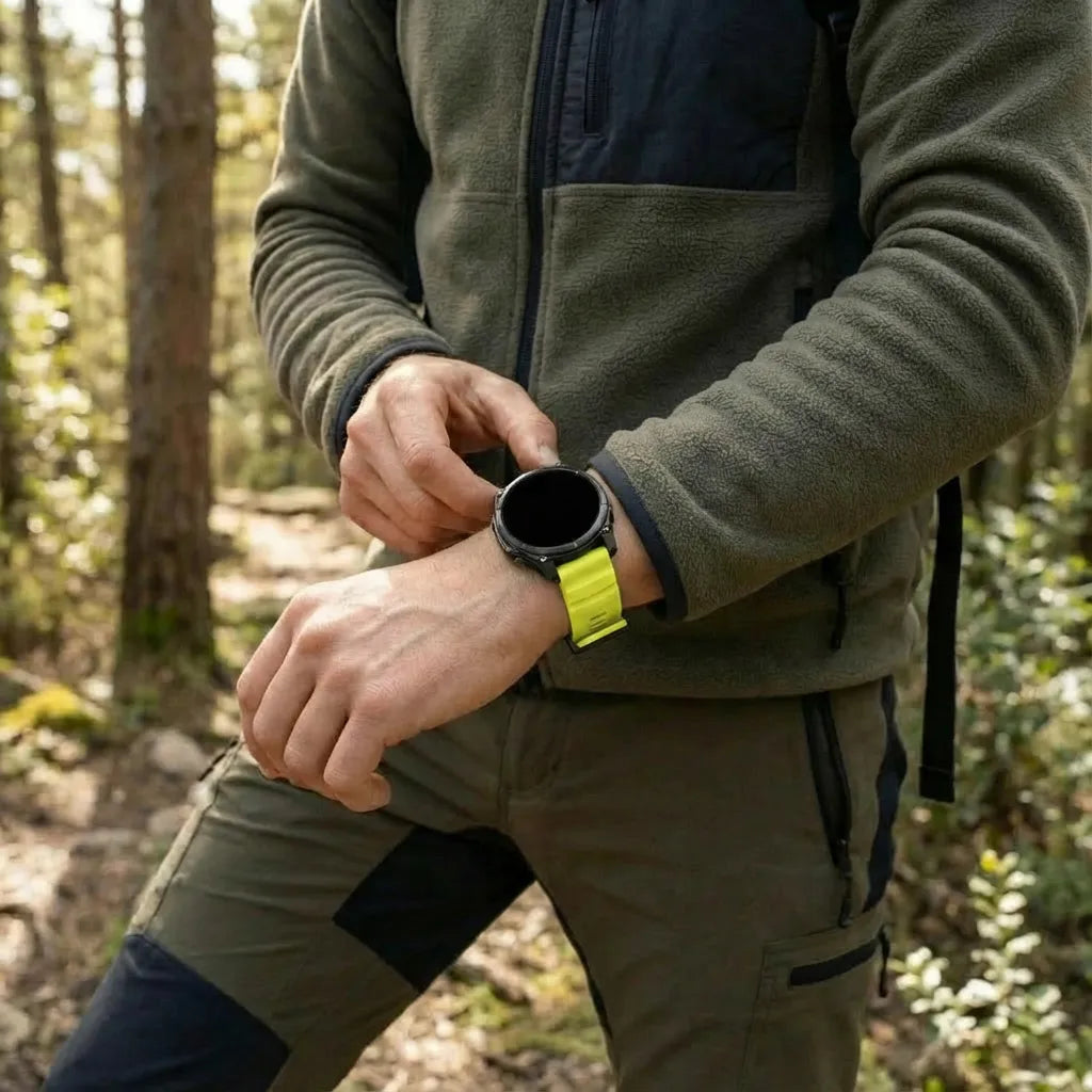 Garmin Instinct E - 45mm Trail Silikonarmband (Limette)