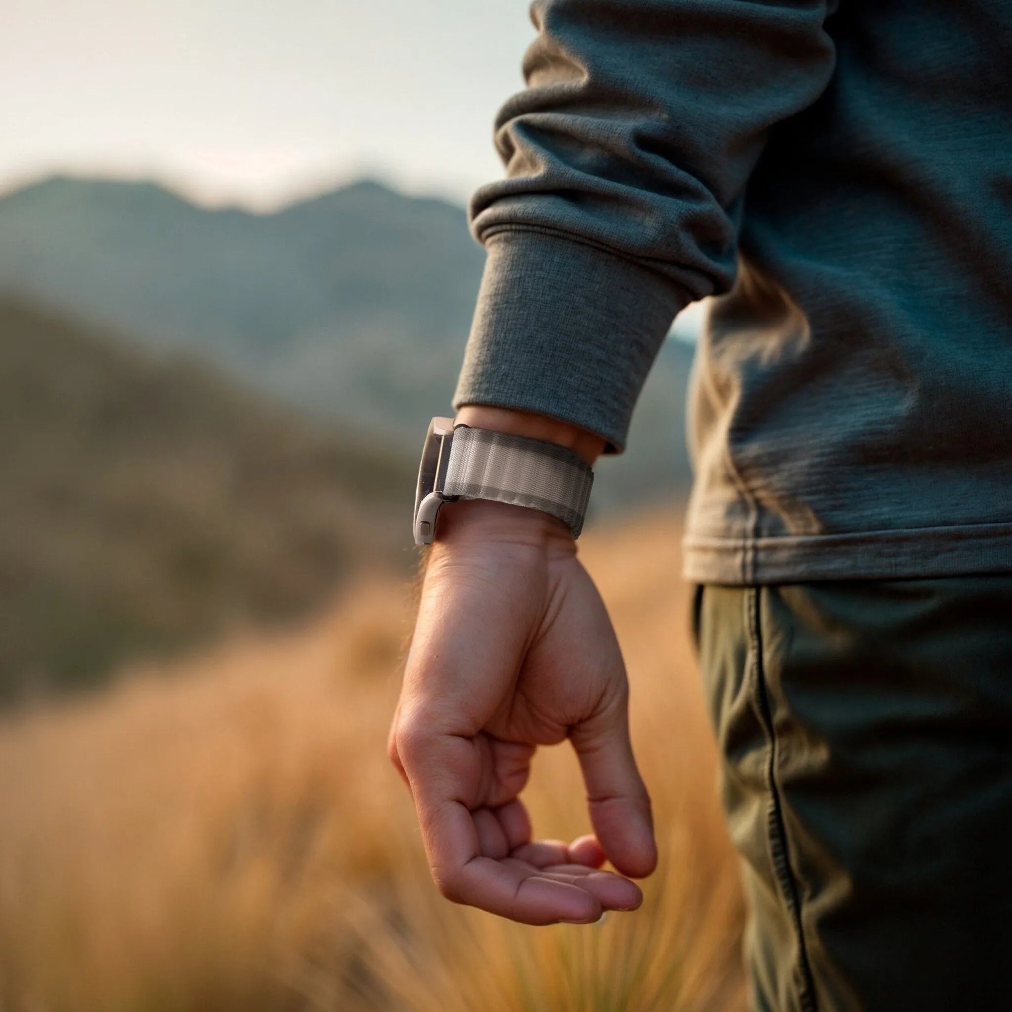 Amazfit Balance 2 Outdoor Nylonarmband (Grau)