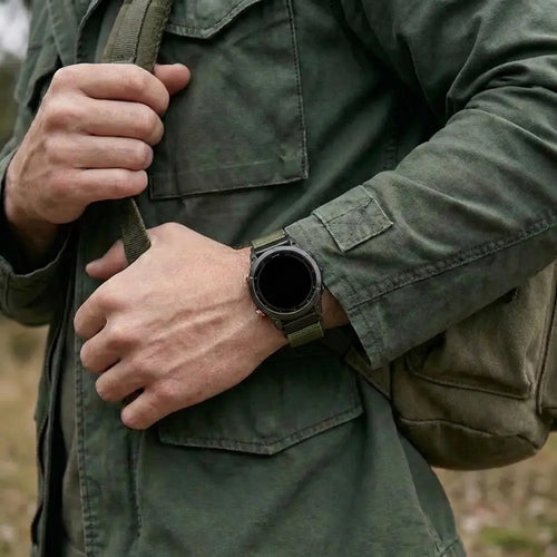Garmin Fenix 5x / 6x Alpine Armband (Olivgrün)