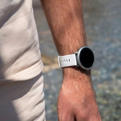 Amazfit Active Max Premium Silicone Strap (White)